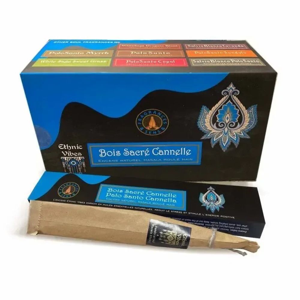 Senteurs - Encens Fragrances & Sens Ethnic Vibes Palo Santo & Cannelle masala 15g - ARABESK