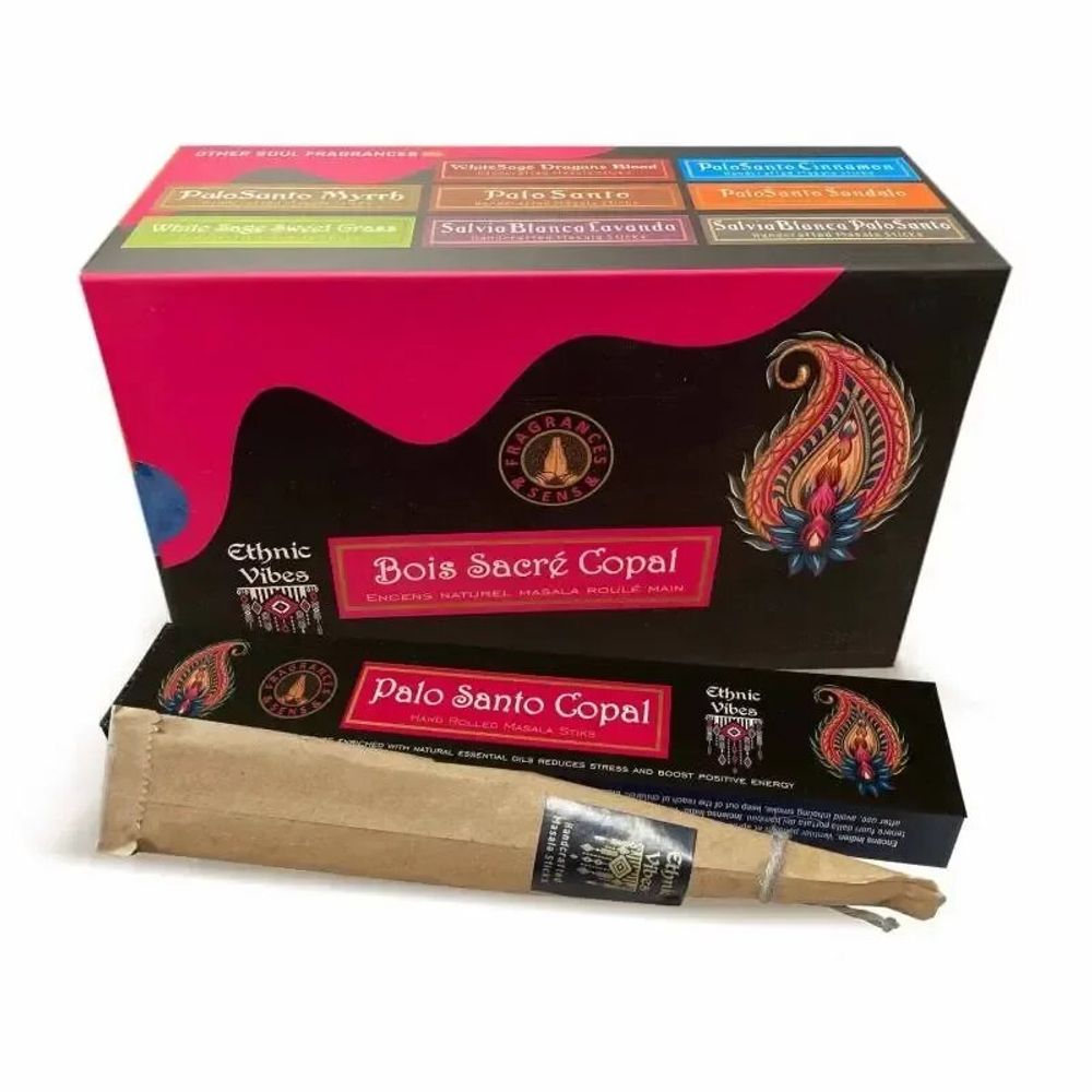 Scents - Fragrances & Sens Ethnic Vibes Palo Santo & Copal masala incense 15g - ARABESK