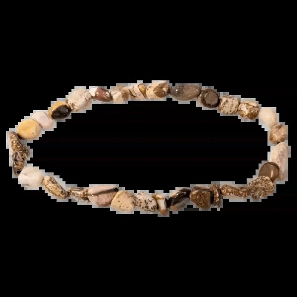 Bracelets - Landscape Jasper Bracelet A rolled stones - ARABESK