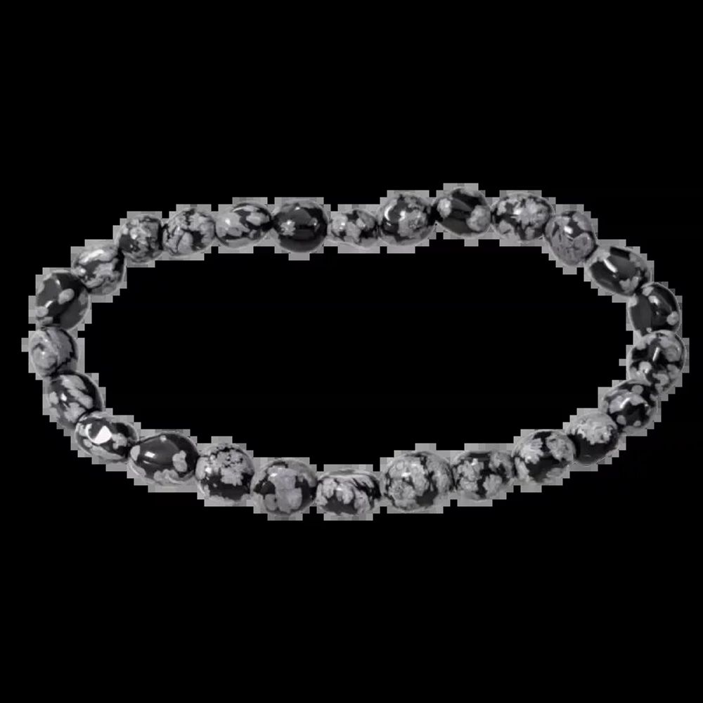 Bracelets - Bracelet Flocon de Neige pierres roulées - ARABESK