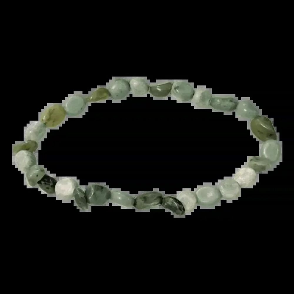 Bracelets - Jade Nephrite tumbled stone bracelet - ARABESK