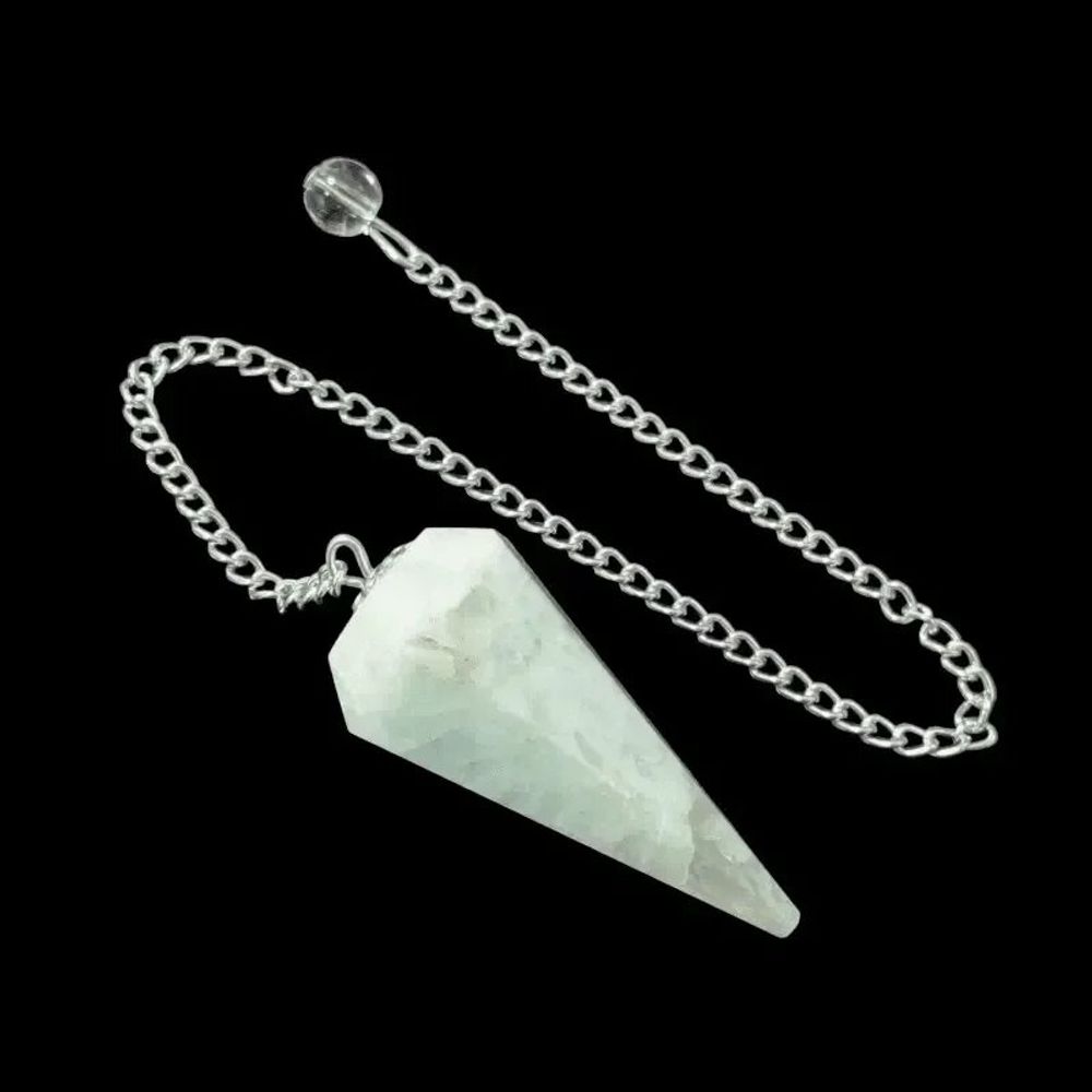 Jewelry - Amazonite conical pendulum 6 faces - ARABESK