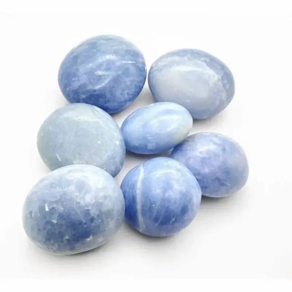 Bijoux - Galets Calcite bleue A Roulés 1Kg - ARABESK