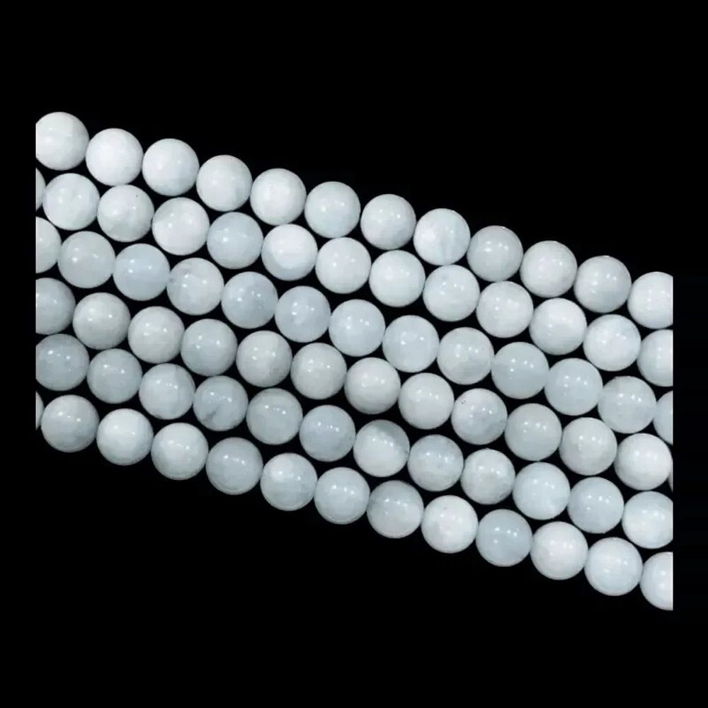 Jewelry - Aquamarine A beads 8-8.5mm on 40cm thread - ARABESK