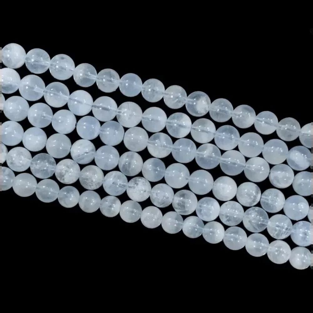 Bijoux - Aigue Marine AA perles 8.5-9mm sur fil 40cm - ARABESK