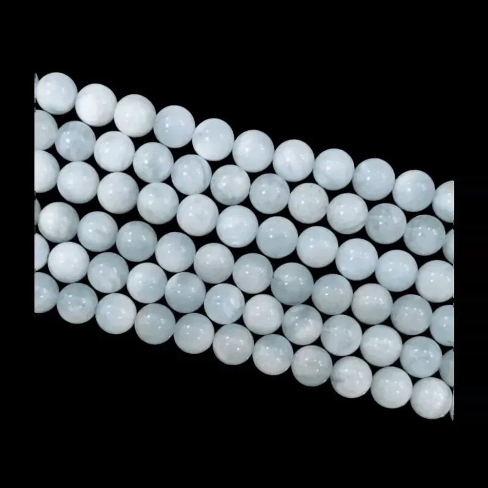 Jewelry - Aquamarine A 10mm pearls on string - ARABESK