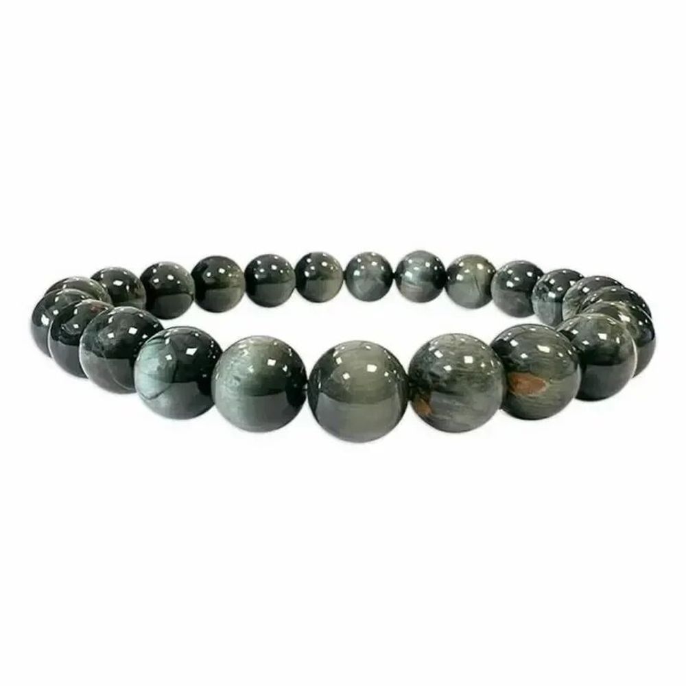 Bracelets - Seraphinite bracelet AA beads 8-9mm - ARABESK