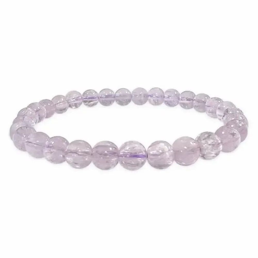 Bracelets - Bracelet Kunzite AAAA perles 5.5-6.5mm - ARABESK