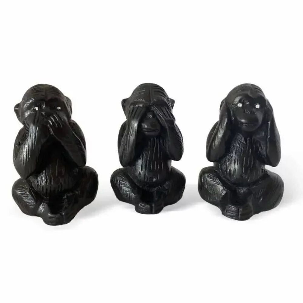 Decorative objects - Set of 3 wise monkeys - ARABESK