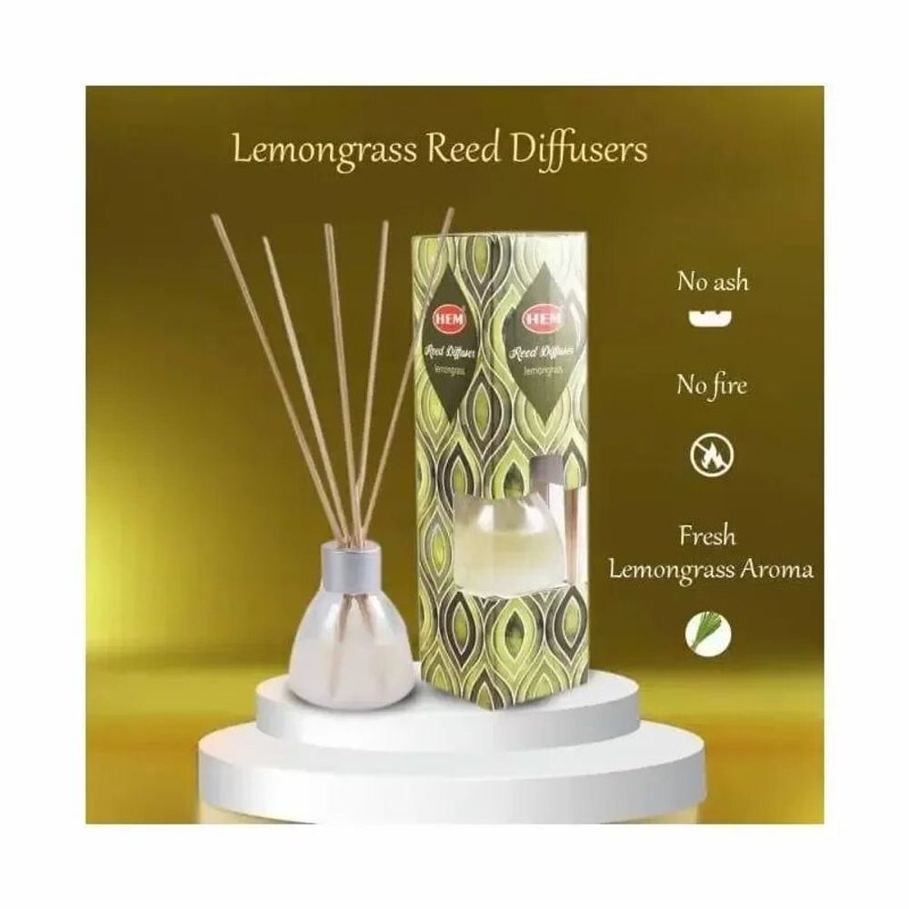 Scents - HEM Lemongrass Reed Diffusers 40ml - ARABESK