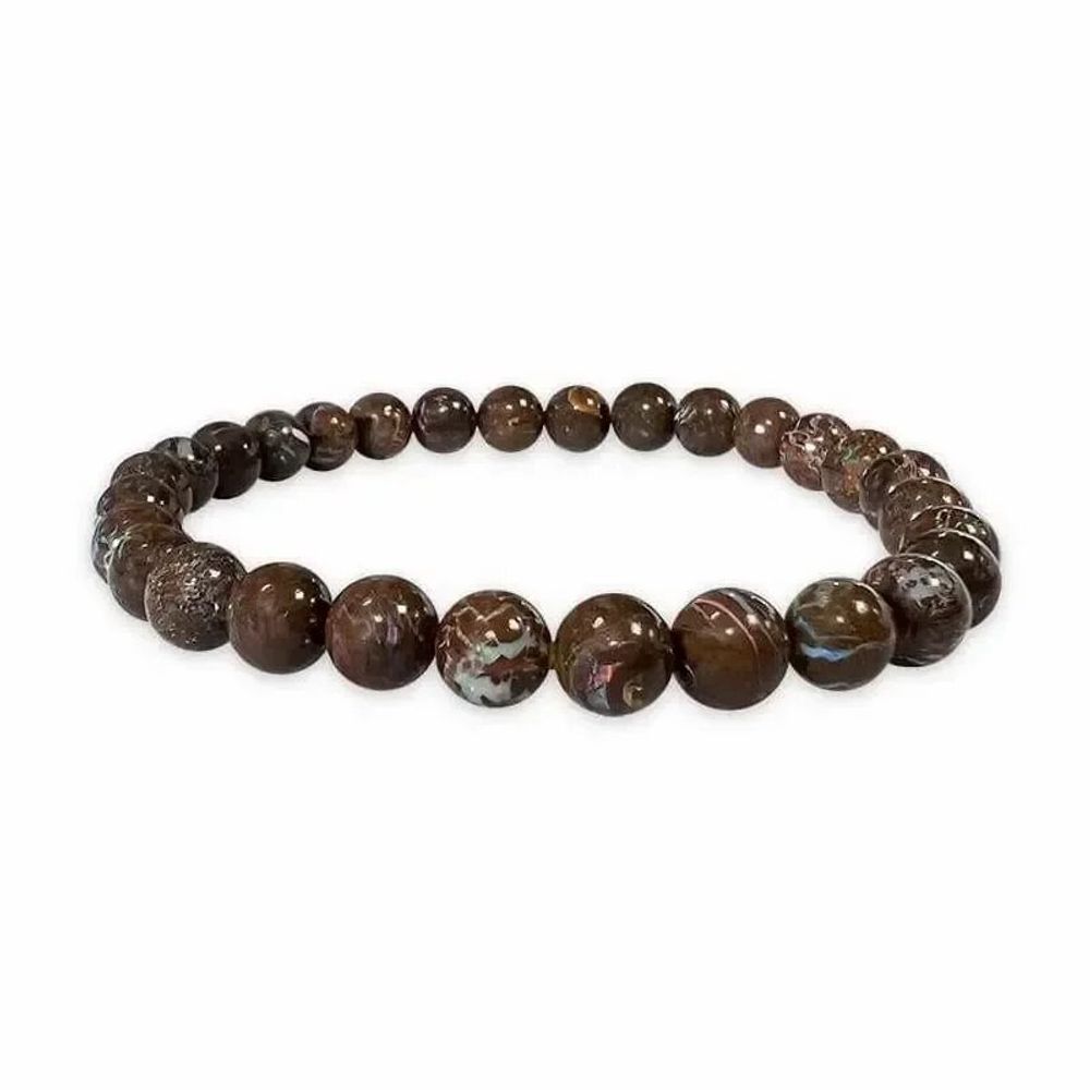 Bracelets - Bracelet Opale Boulder AA perles 5-6mm - ARABESK