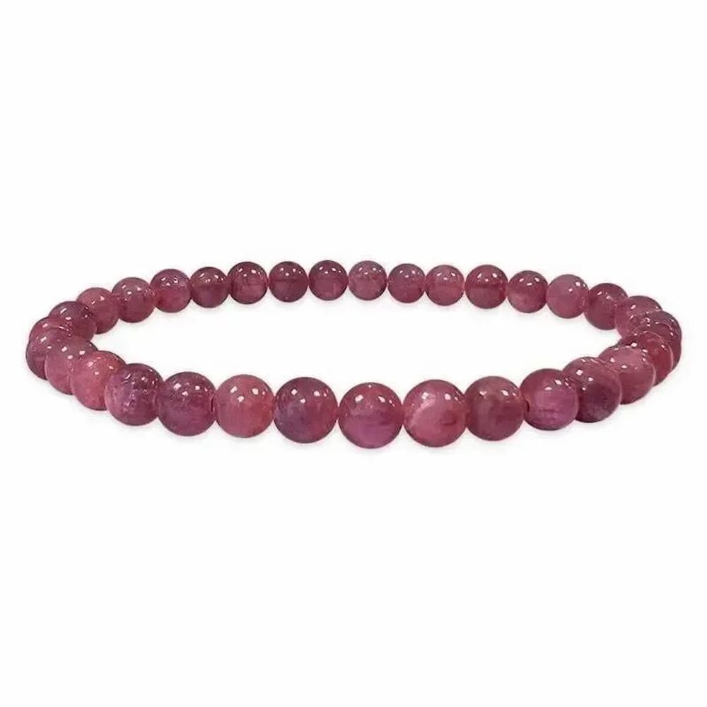 Bracelets - Bracelet Rubis AAAA perles 6mm - ARABESK