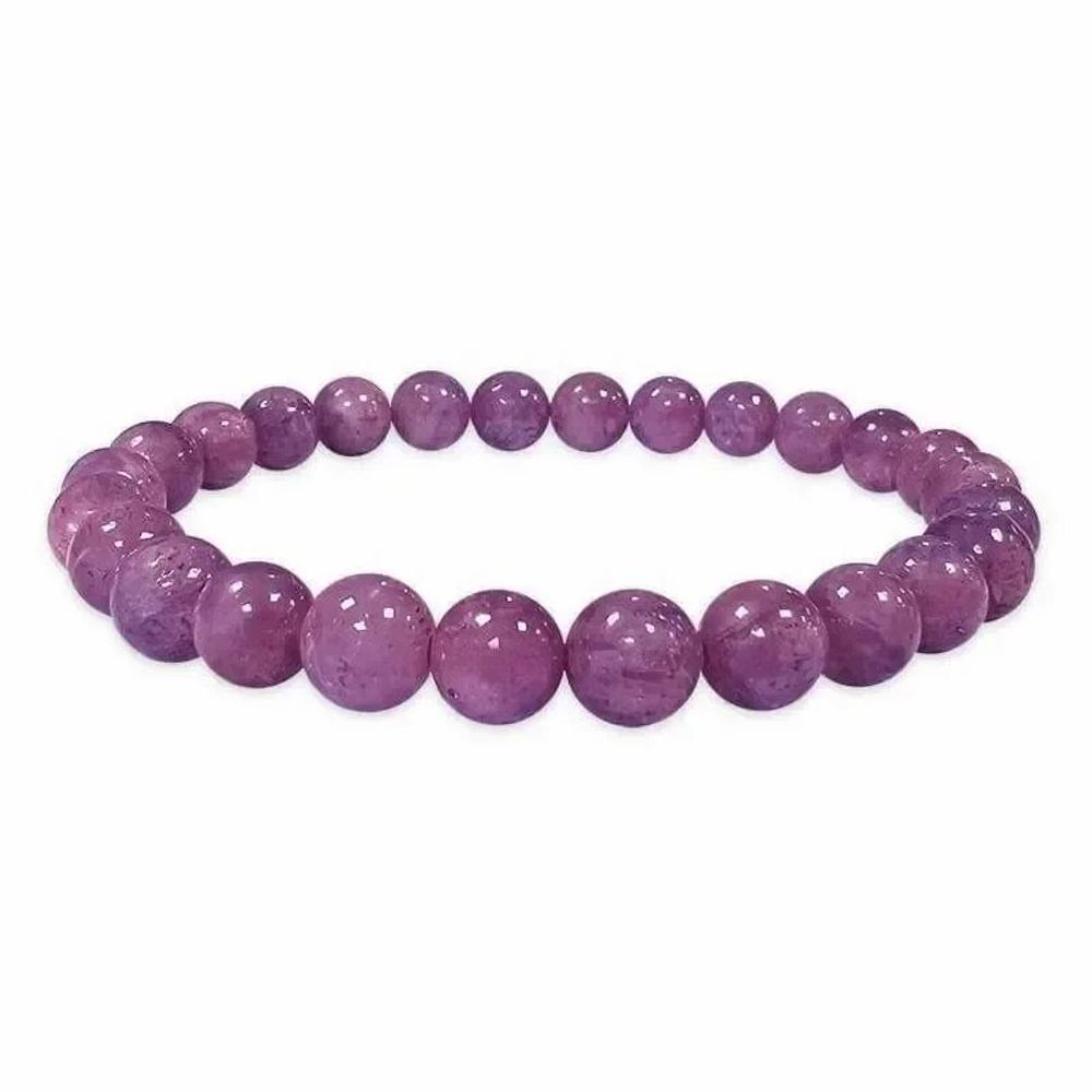 Bracelets - Bracelet Rubis AAAA perles 7-8mm - ARABESK