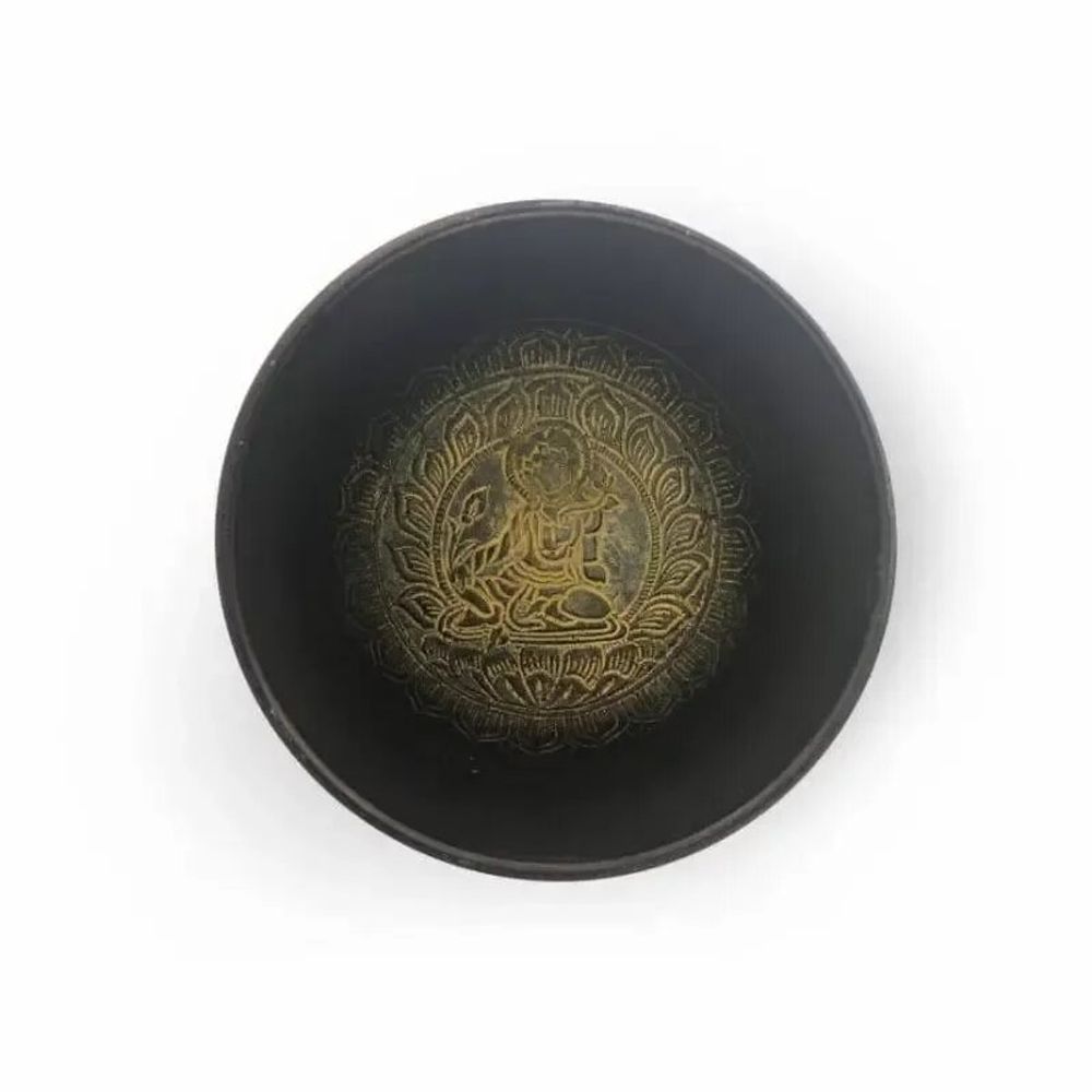 Tasses et mugs - Bol chantant tibétain en alluminium avec gravures - 16cm - ARABESK