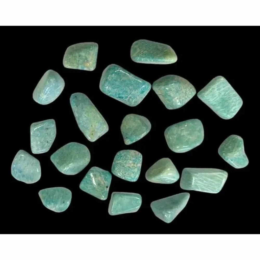 Bijoux - Amazonite Namibie AA pierres roulées 2-3cm 250g - ARABESK