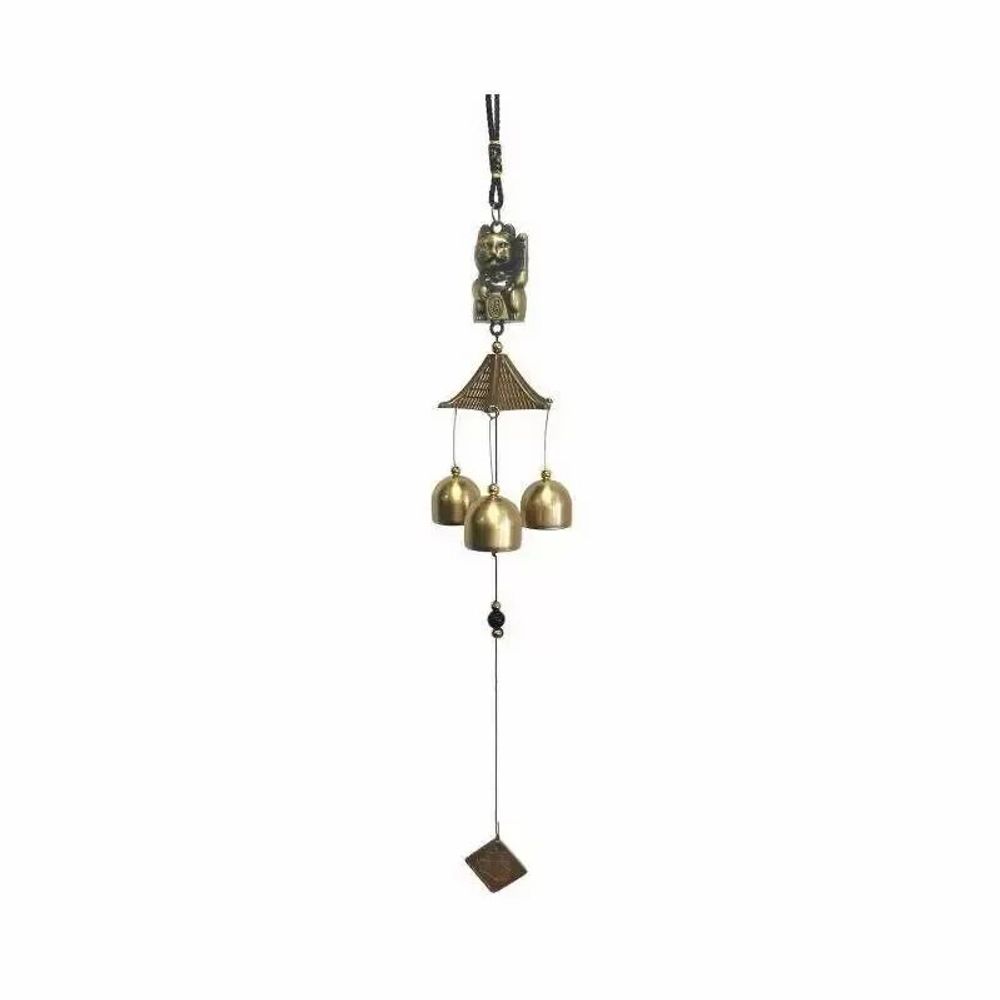 Decorative objects - Lucky Cat Metal Chime 47cm - ARABESK