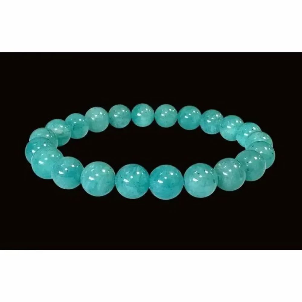 Bracelets - Amazonite bracelet China AA beads 8-9mm - ARABESK