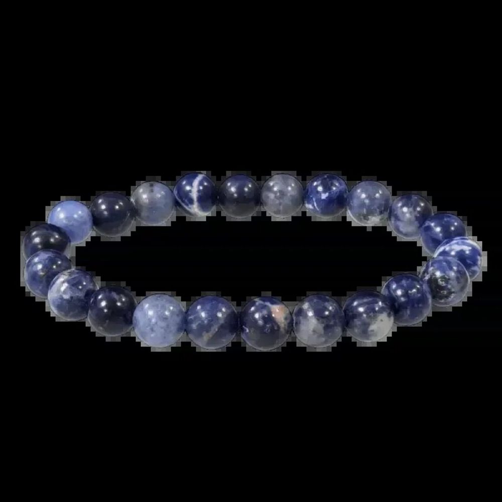 Bracelets - Sodalite A 8mm pearls bracelet - ARABESK