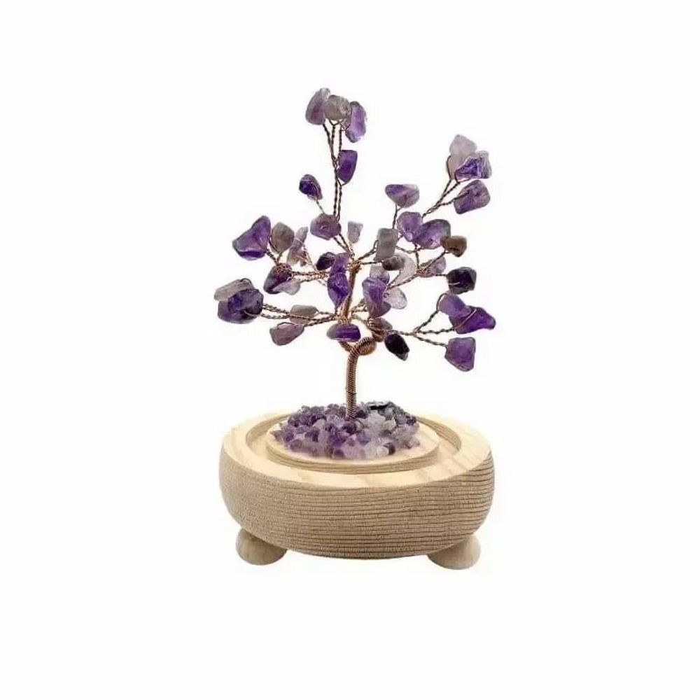 Bijoux - Arbre de Vie Amethyste sous dôme avec la boîte - ARABESK