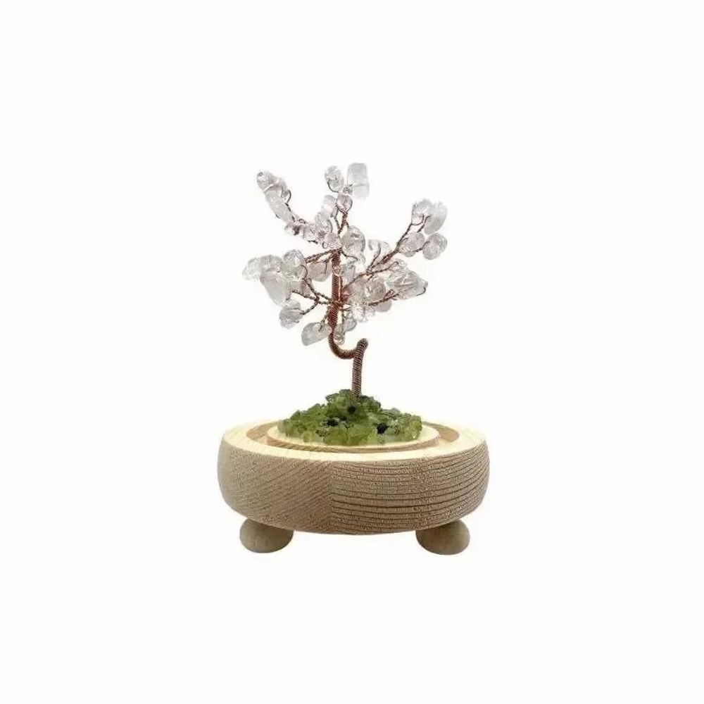 Jewelry - Tree of Life Rock Crystal under dome with box - ARABESK