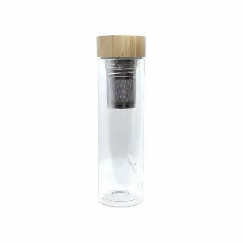 Bijoux - Bouteille en verre double paroi avec infuseur - ARABESK