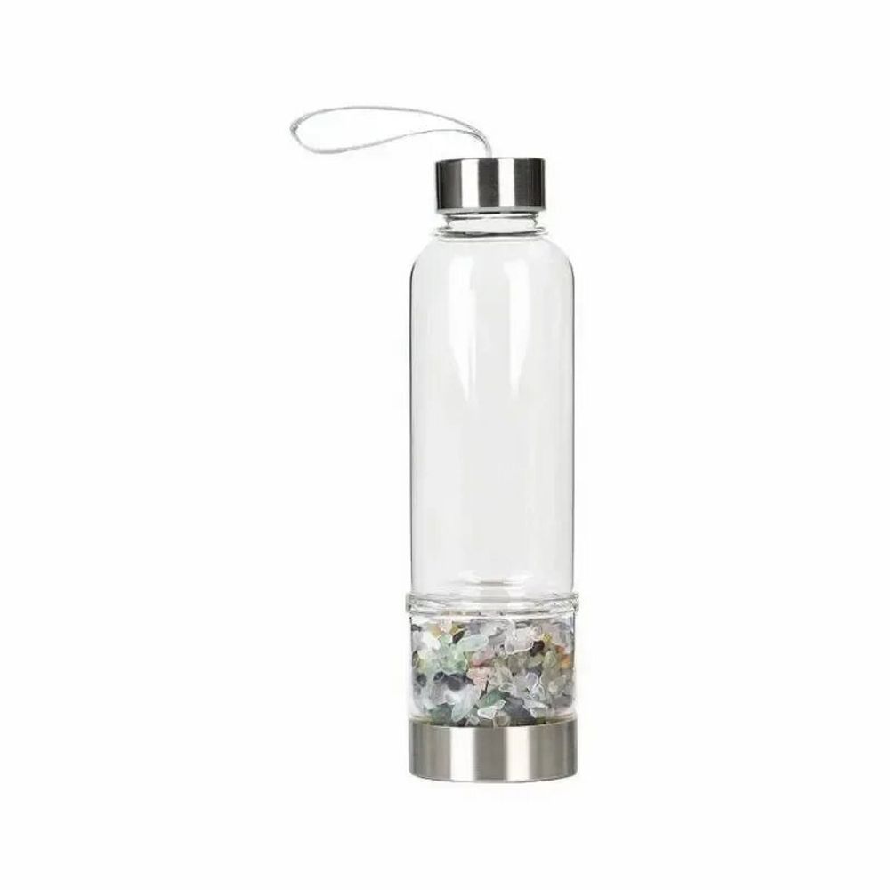 Bijoux - Bouteille avec cristaux Fluorite - ARABESK