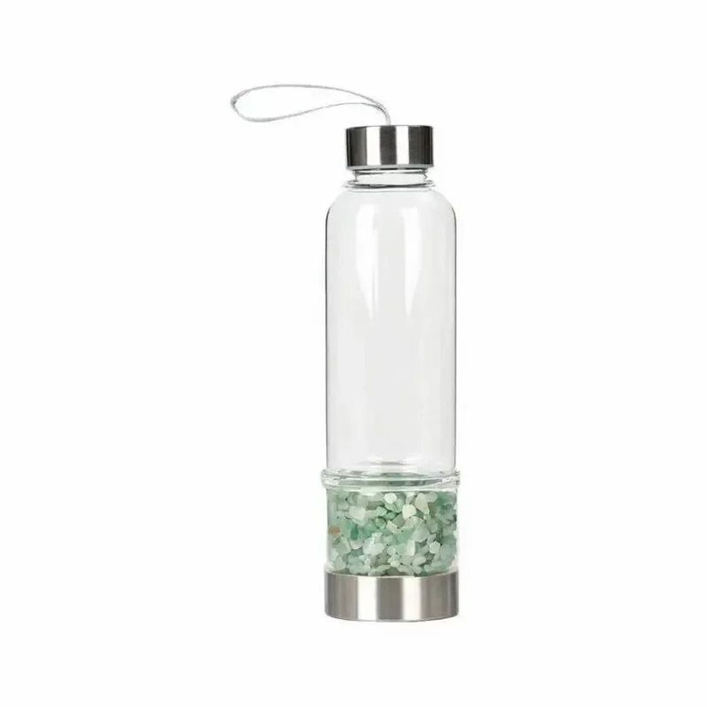 Jewelry - Bottle with green Aventurine crystals - ARABESK