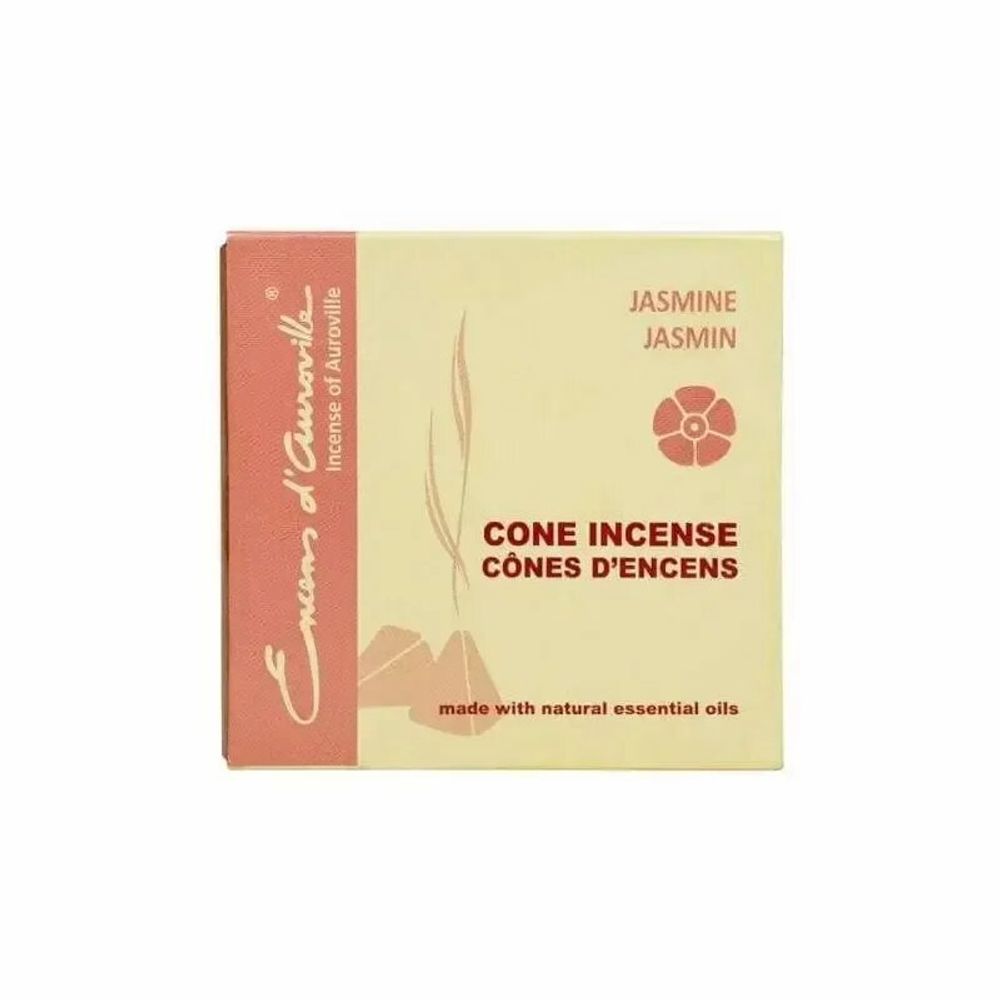 Senteurs - Encens d'Auroville Jasmin 5x10 Cônes - ARABESK