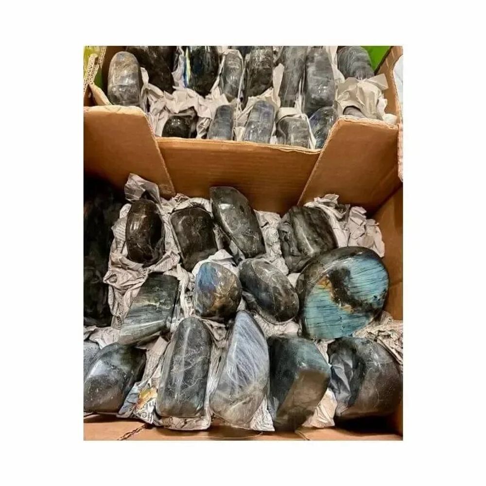 Jewelry - Polished Labradorite blocks 10kg - ARABESK