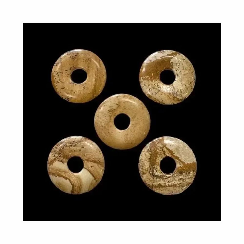 Bijoux - Donut Jaspe Paysage A 3cm x5 - ARABESK