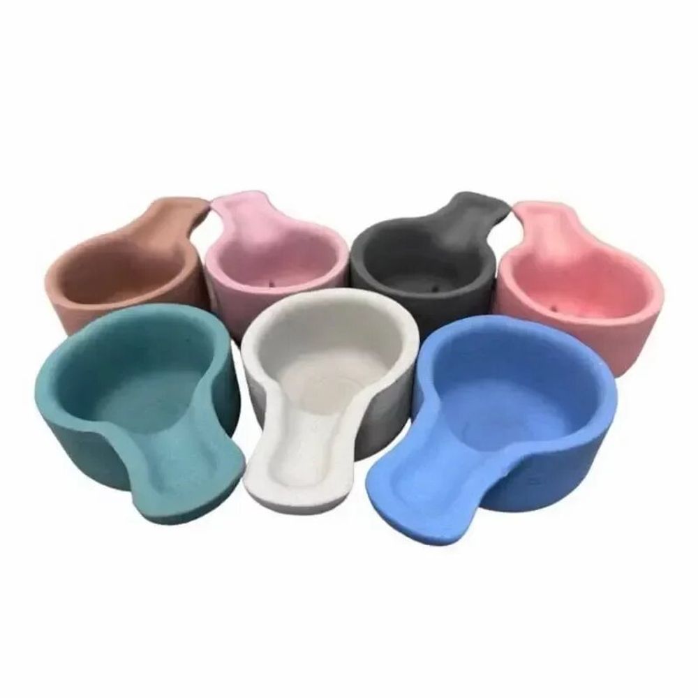 Scents - Blue handmade terracotta burner - ARABESK