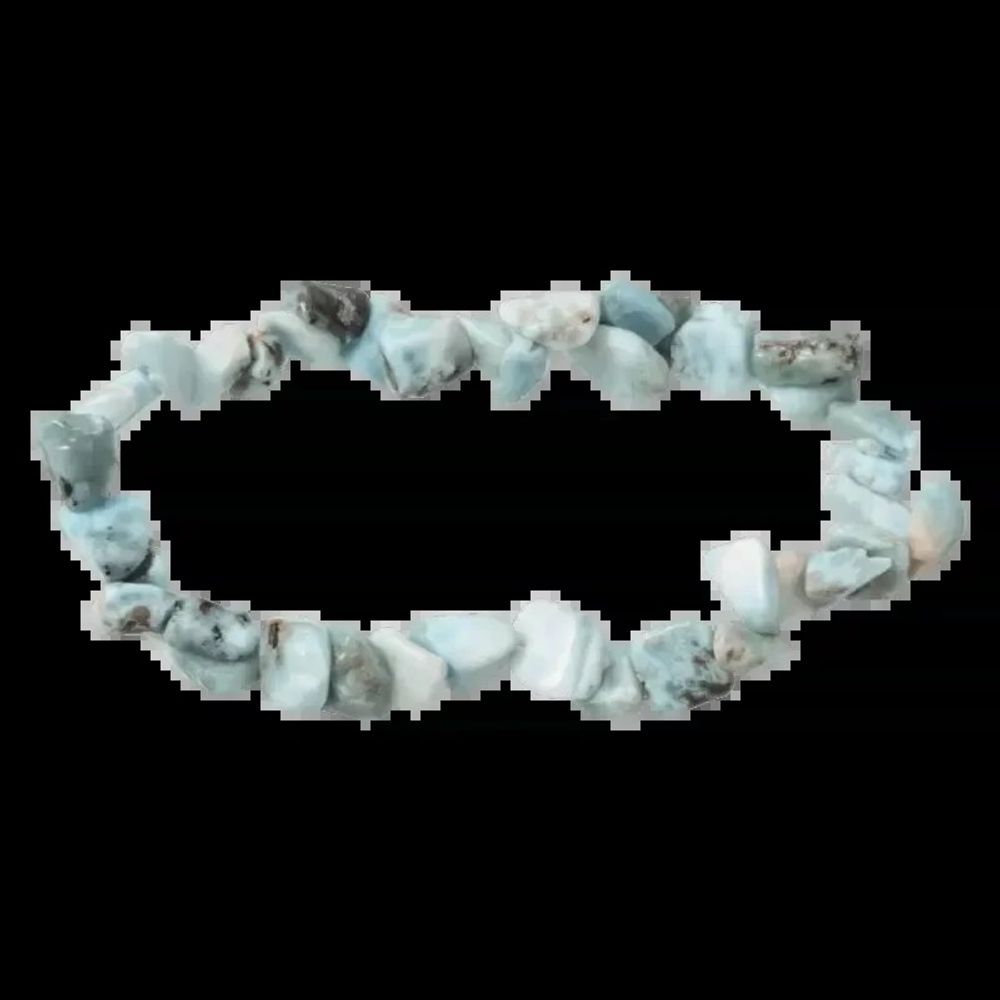 Bracelets - Bracelet Larimar A chips 18cm - ARABESK