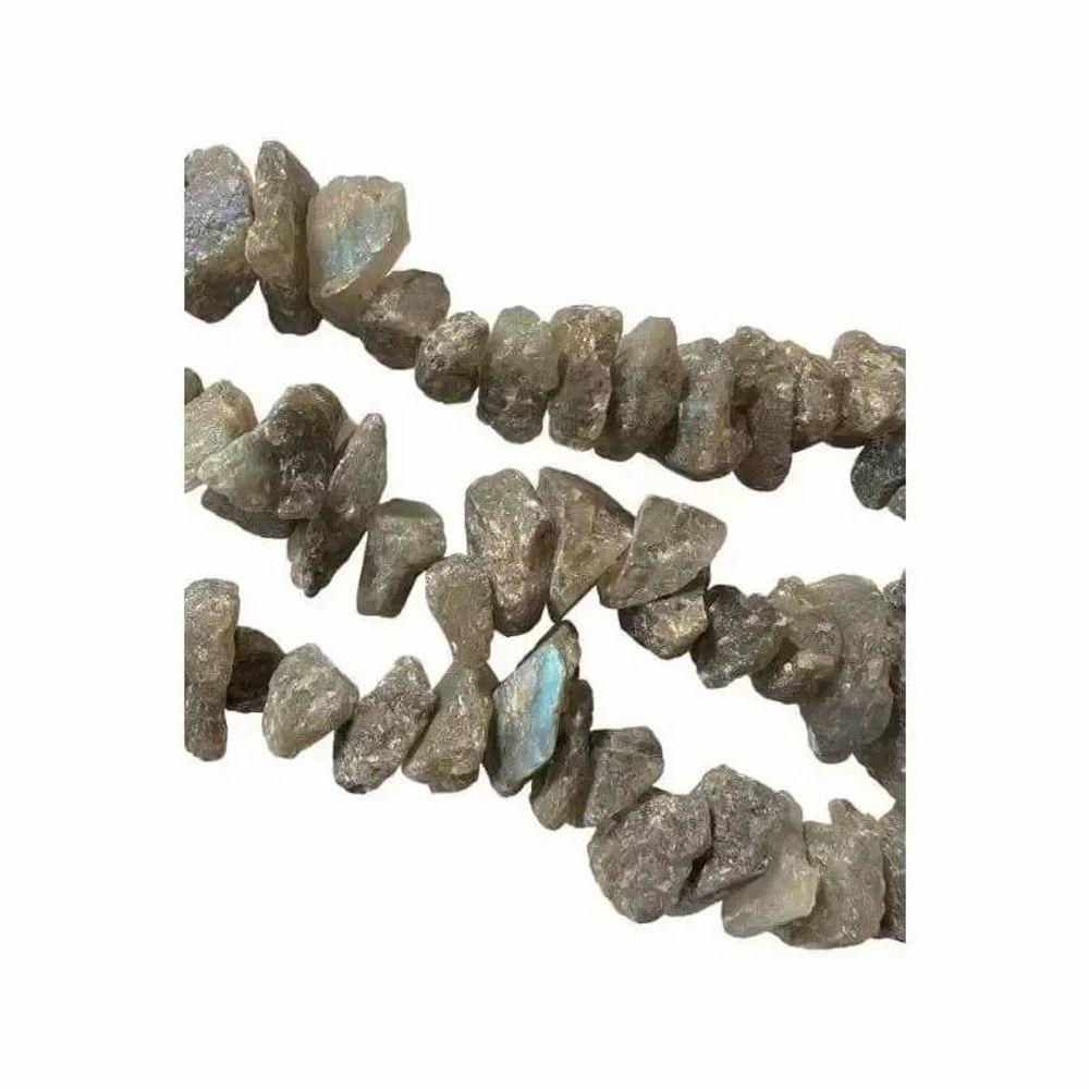 Jewelry - Labradorite A Rough Stones 13-20mm on a 40cm thread - ARABESK
