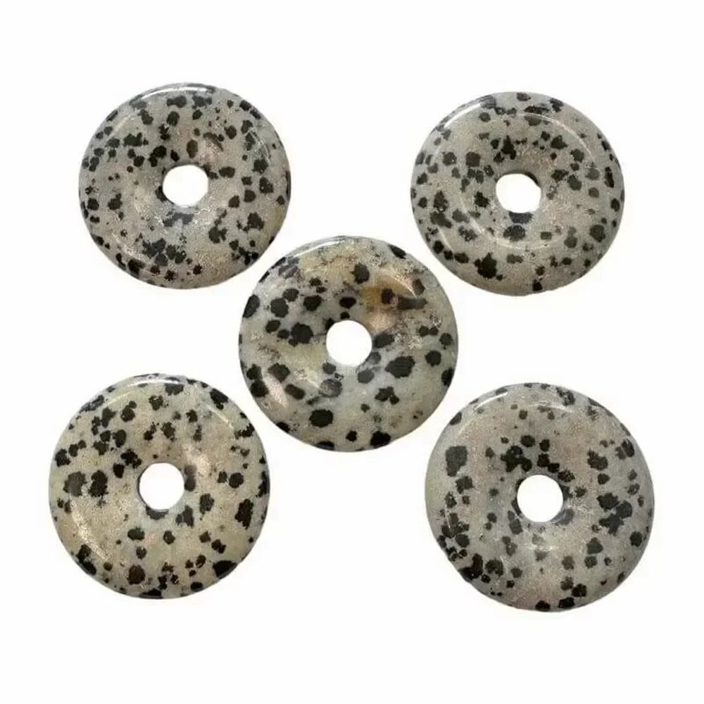Jewelry - Dalmatian Jasper Donut 3cm x5 - ARABESK