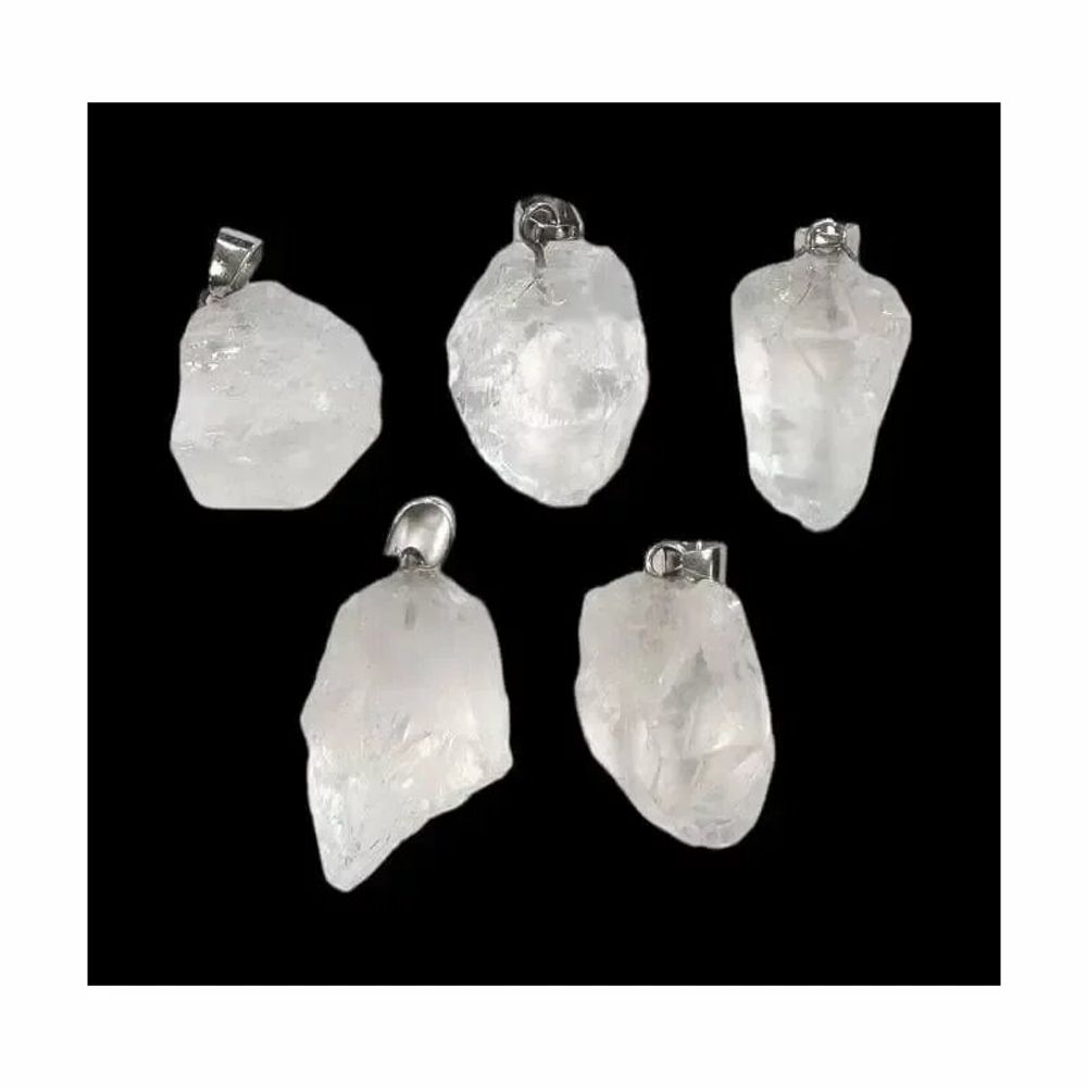 Jewelry - Rough Stone Pendant Rock Crystal A x5 - ARABESK