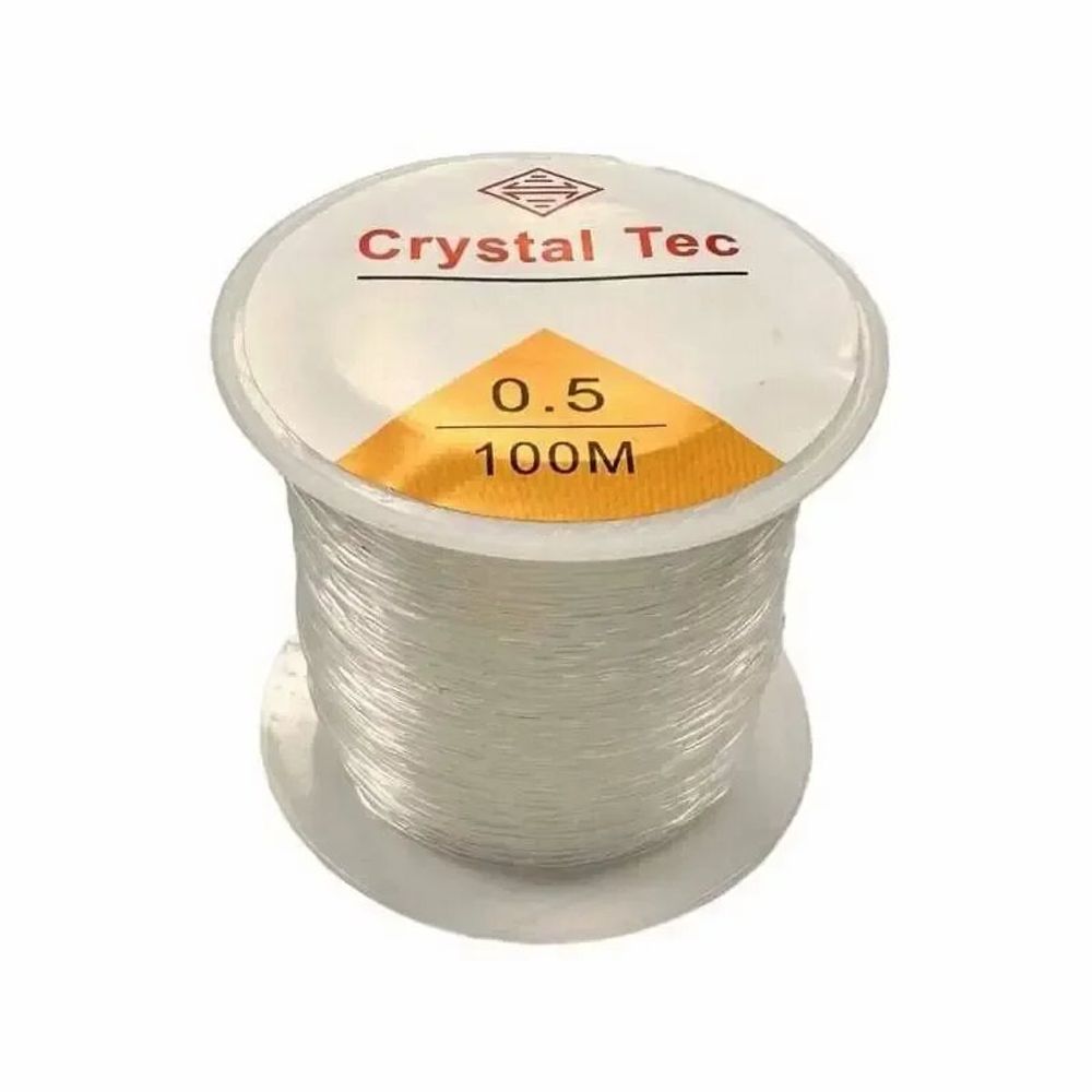 Bijoux - Fil élastique rond en cristal 0.5mm 100m - ARABESK