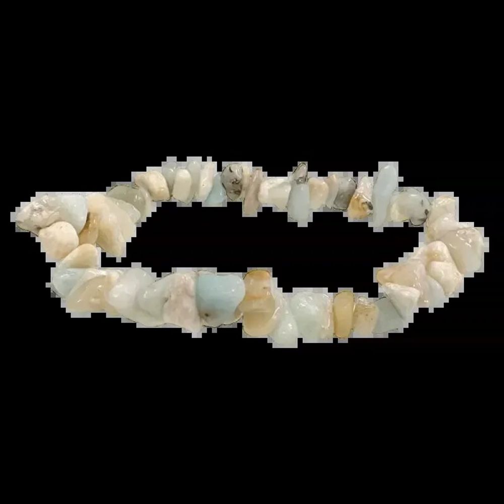 Bracelets - Bracelet Amazonite Multicolor chips 5-8mm 18cm - ARABESK