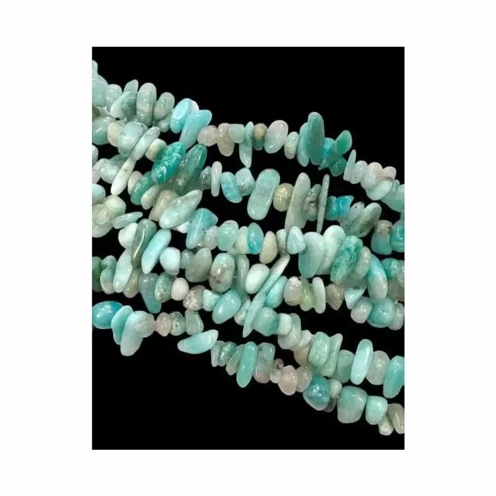 Jewelry - Amazonite Russia A chips 5-8mm on a 80cm thread - ARABESK