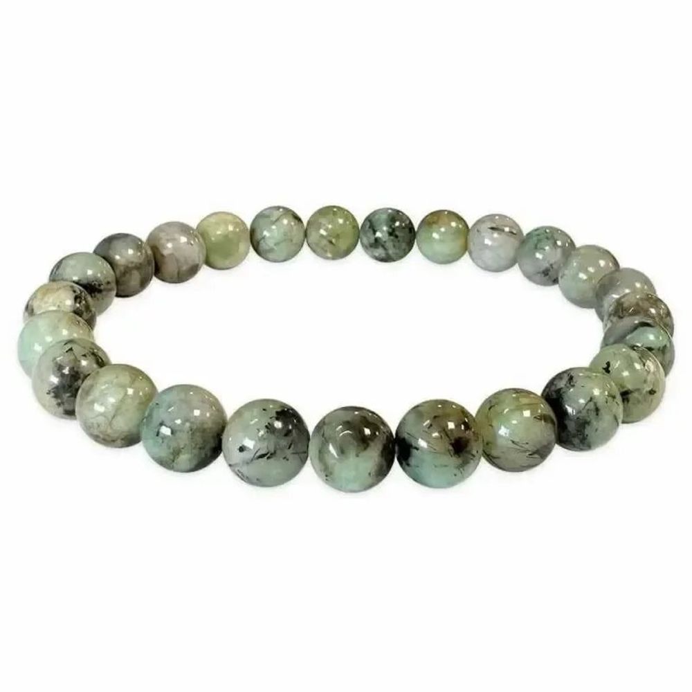 Bracelets - Emerald A bracelet beads 7.5-8.5mm - ARABESK