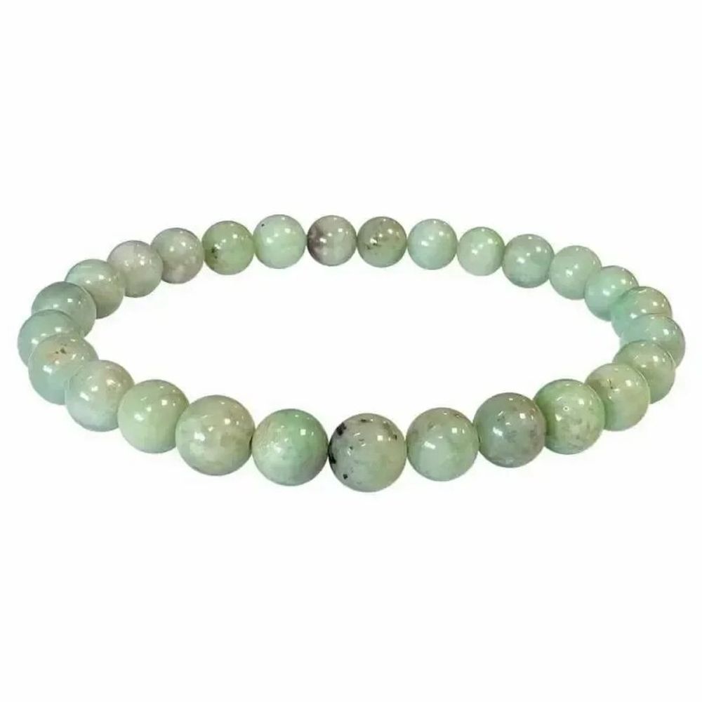 Bracelets - Bracelet Emeraude AA perles 6.5-7.5mm - ARABESK
