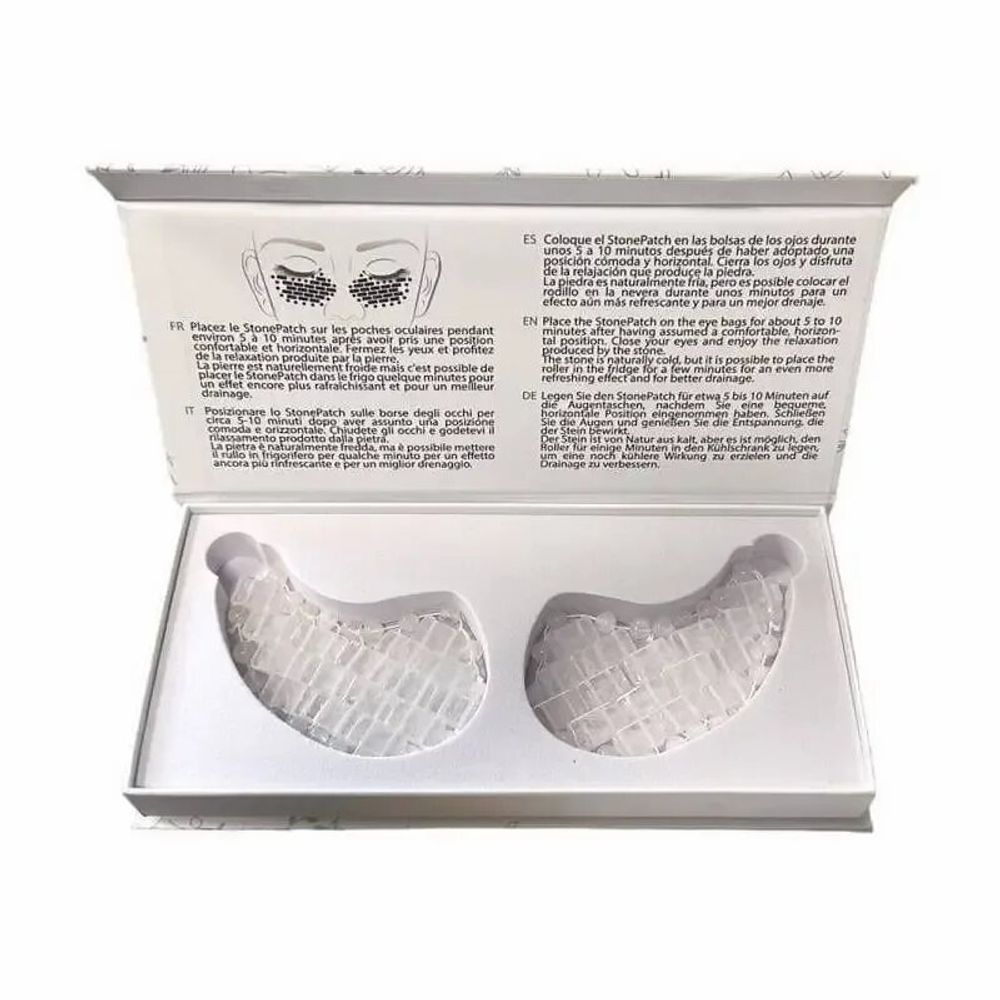 Bijoux - Patch yeux Cristal de Roche A ( lot de 2) du Brésil - ARABESK