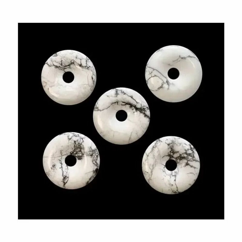 Bijoux - Donut Howlite A 3cm x5 - ARABESK