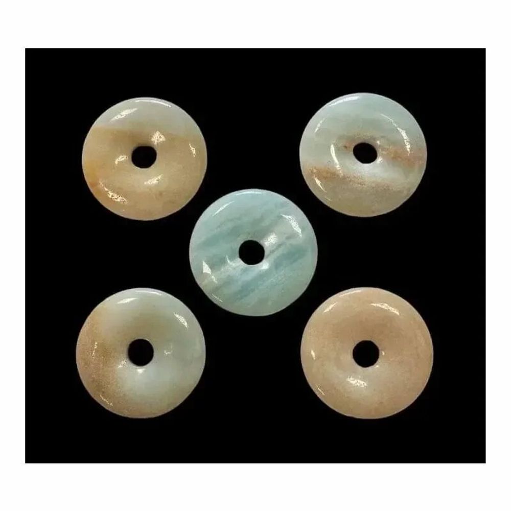 Bijoux - Donut Amazonite 3cm x5 - ARABESK