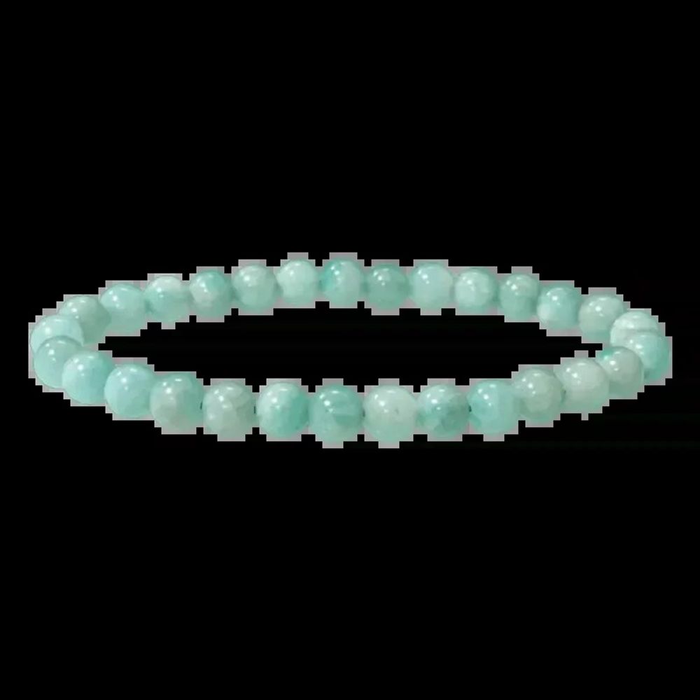 Bracelets - Peruvian Amazonite bracelet AA beads 6-7mm - ARABESK