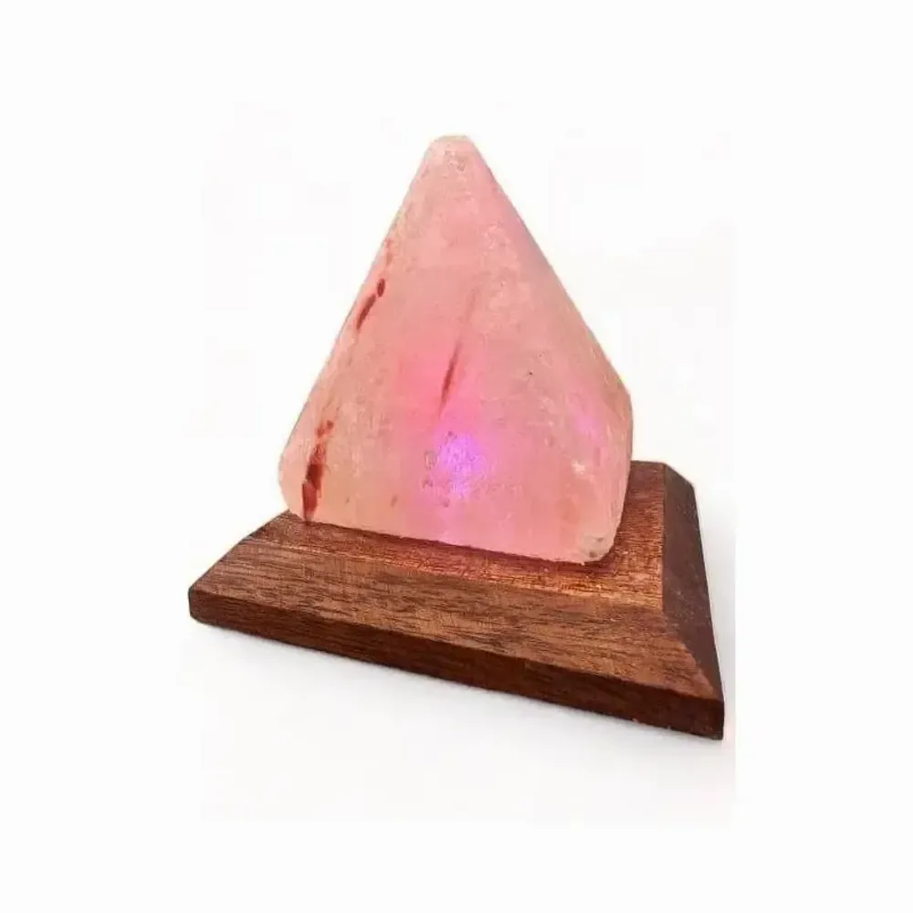 Lampes sans fil - Lampe de Sel Himalaya usb Pyramide 8cm - ARABESK