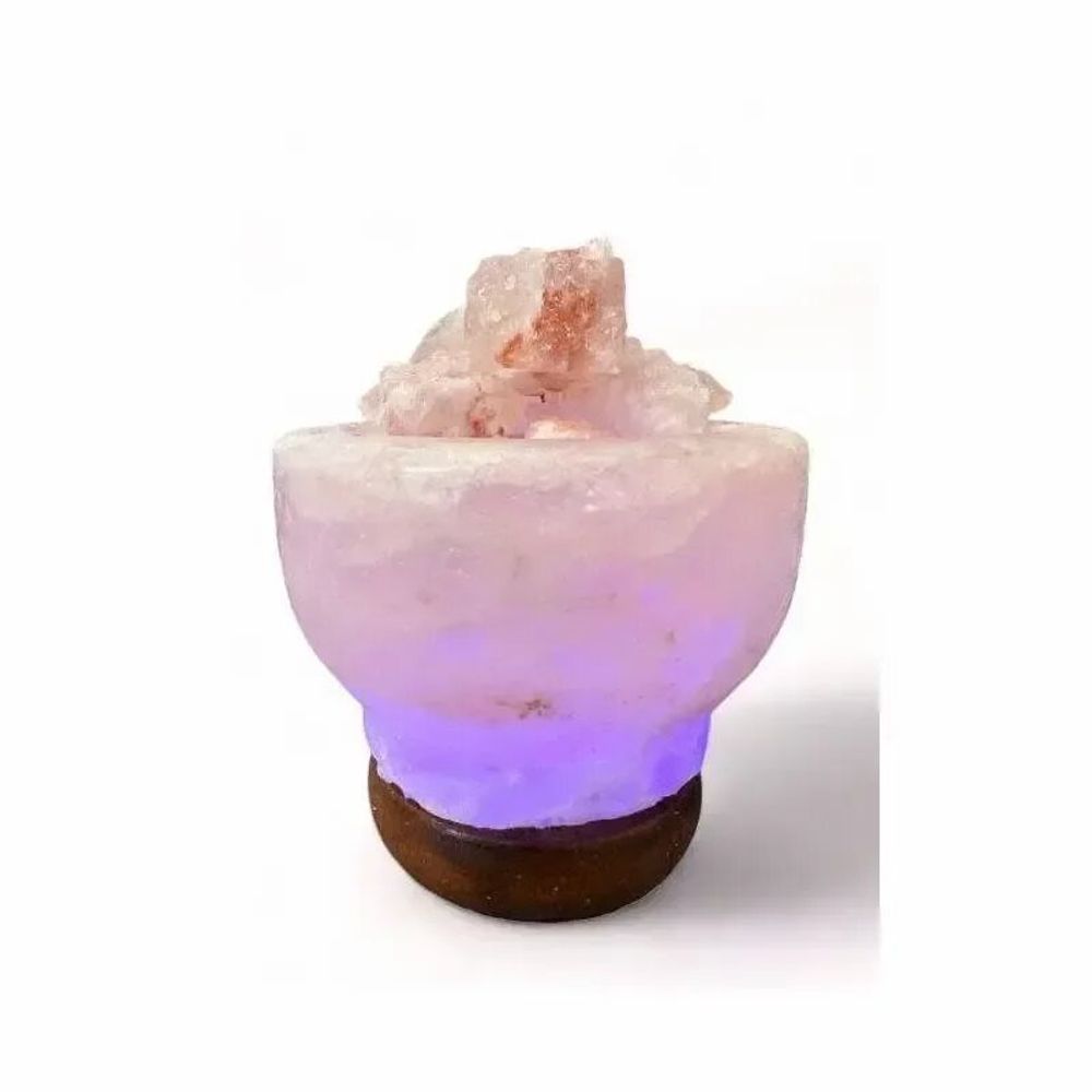 Wireless lamps - Himalayan Salt Lamp usb Bowl 9cm - ARABESK