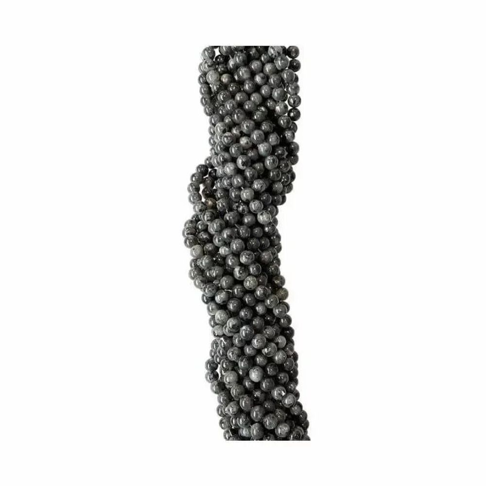 Jewelry - Larvikite 4mm pearls on string - ARABESK