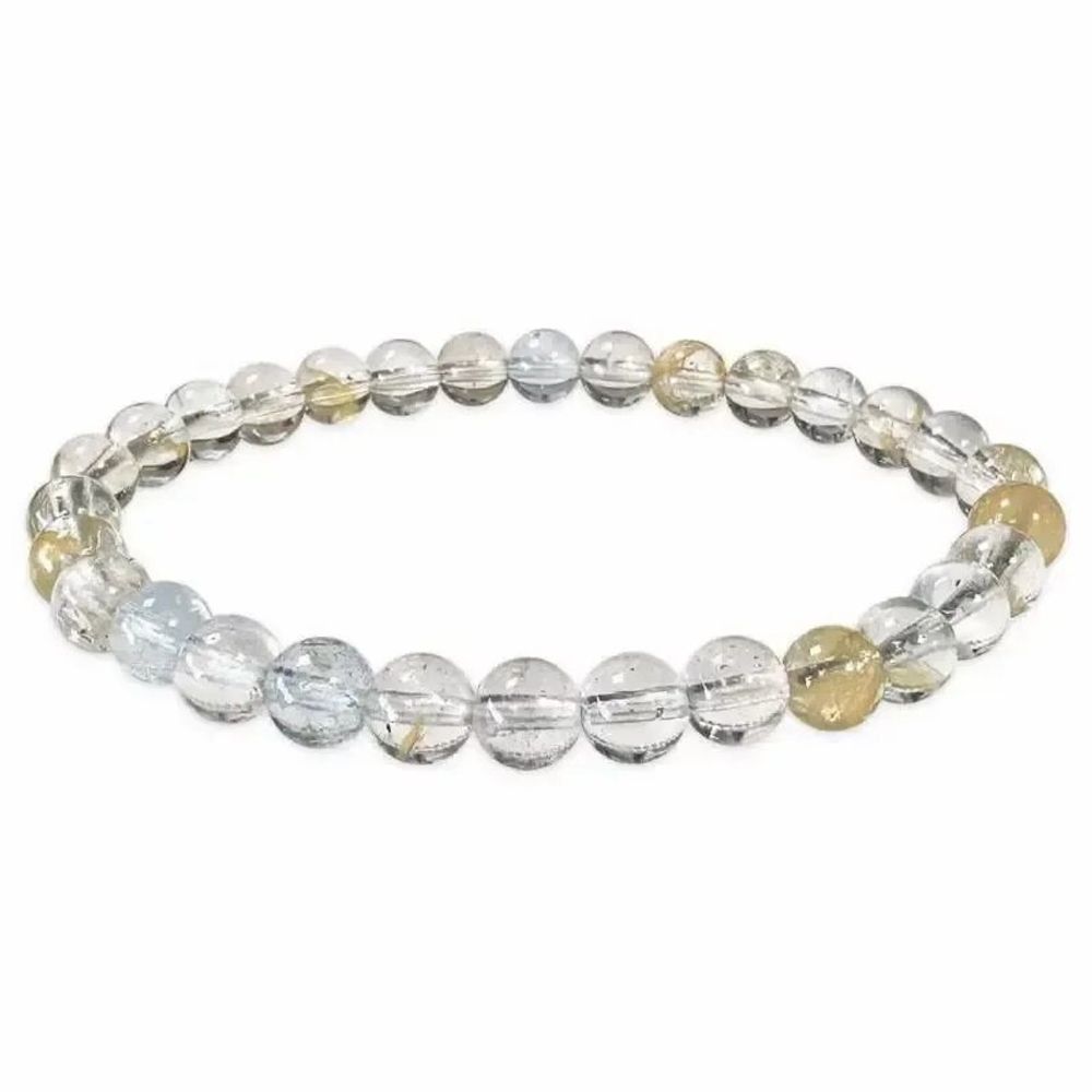 Bracelets - Bracelet Topaze Multicolore AA perles 6mm - ARABESK