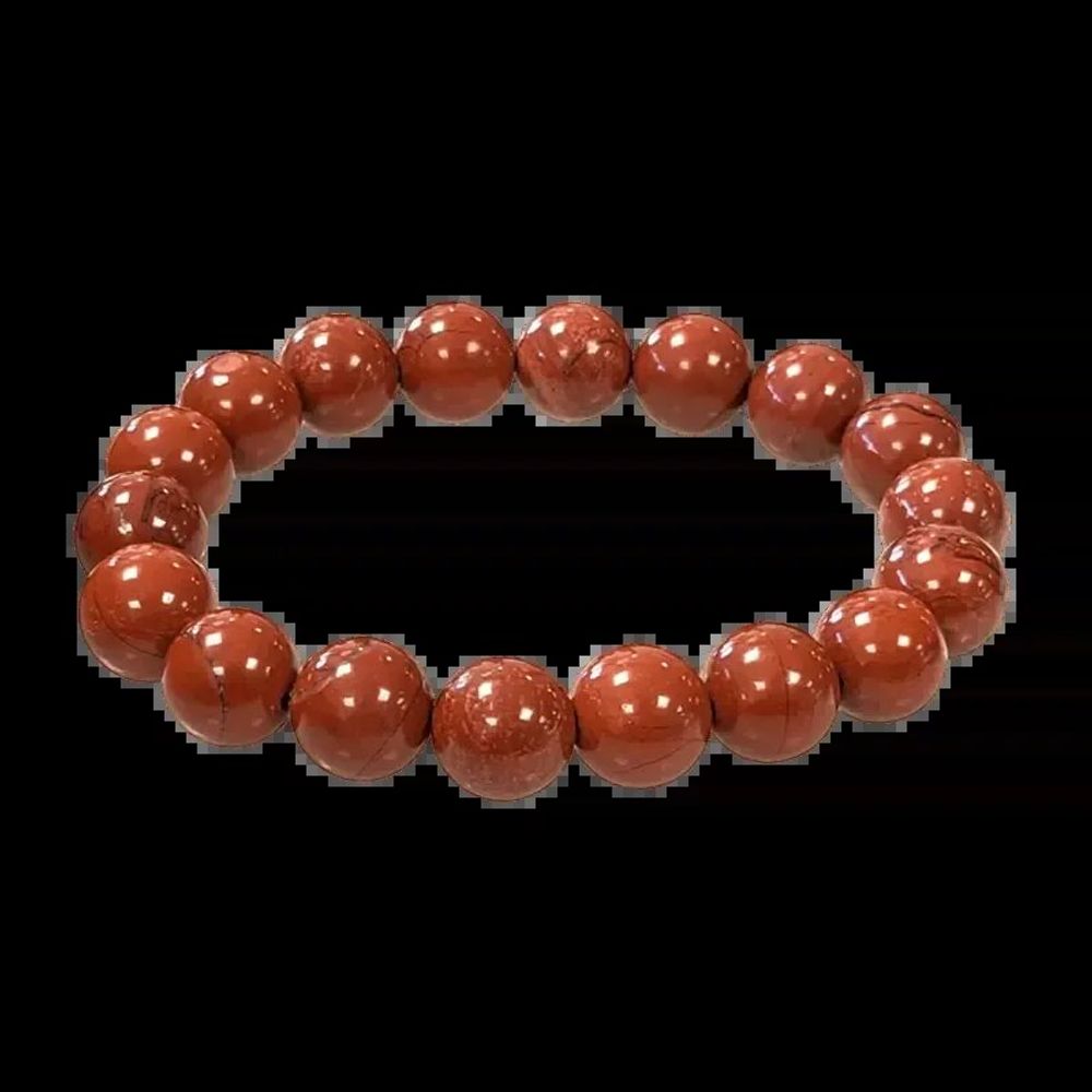 Bracelets - Bracelet Jaspe Rouge A perles 10mm - ARABESK