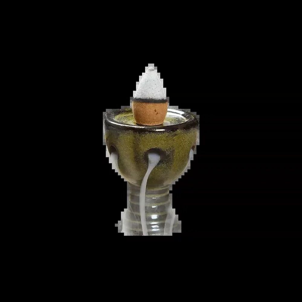 Scents - Backflow Ceramic Incense Holder 5cm x10 - ARABESK
